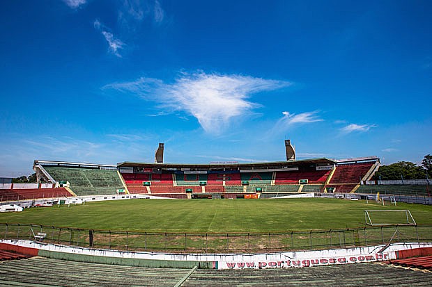 Estádio do Canindé, que será leiloado em novembro. Foto: Apu Gomes/Folhapress